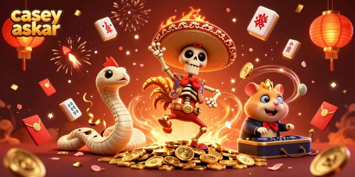 Engage with exciting "casey askar" gambling elements in a vibrant casino scene.
