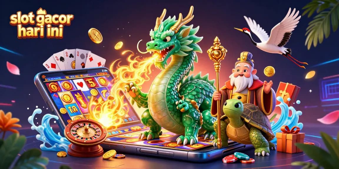 Experience thrilling moments in slot gacor hari ini with vibrant 3D characters and dynamic casino elements.