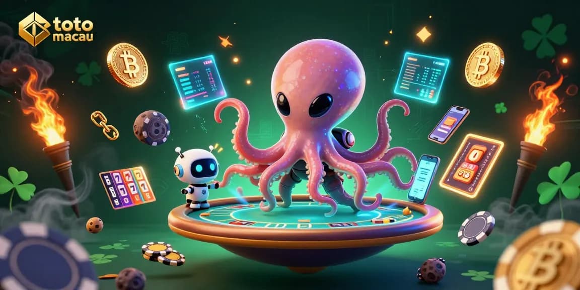 Meraih kemenangan di toto macau dengan poker holografis dan karakter alien yang unik.