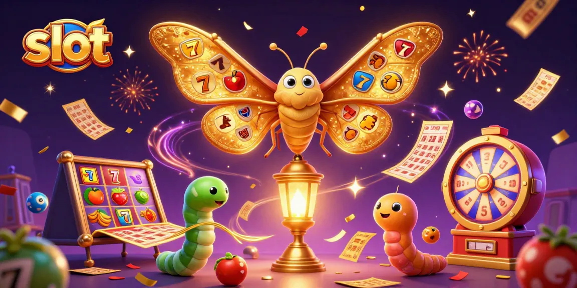 Experience thrilling slot action with colorful reels and vibrant casino elements in this stunning 3D illustration.