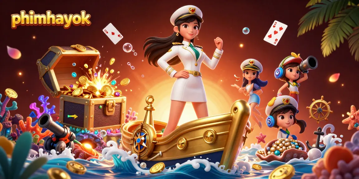 Experience thrilling gameplay at phimhayok with a vibrant treasure-filled casino scene.