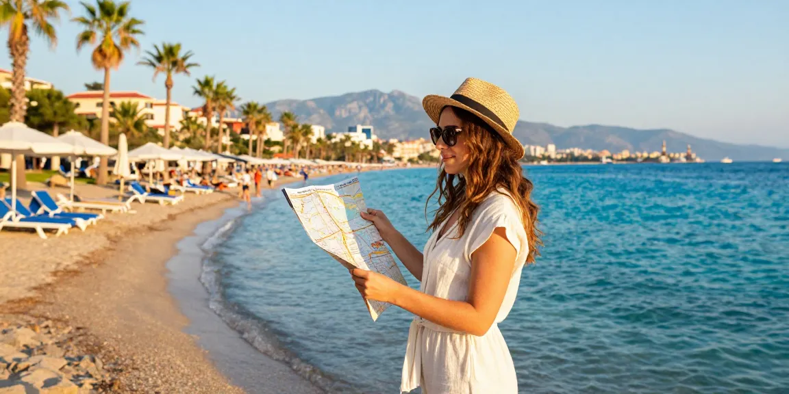 Antalya weather perfect for outdoor fun at the beach with scenic views.