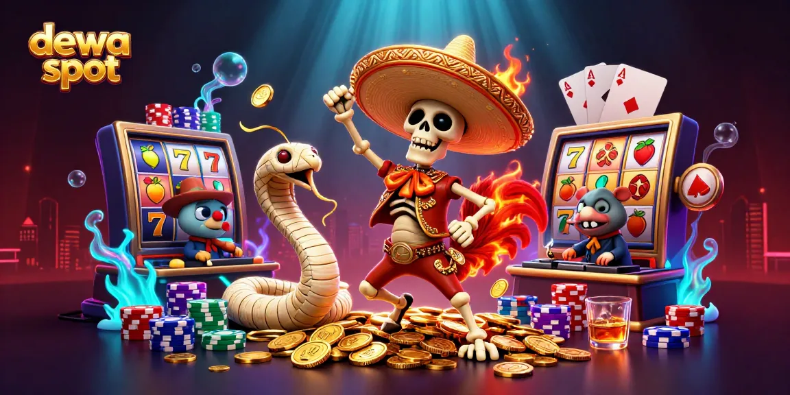 Experience the thrill of dewa slot with vibrant characters and game elements showcasing rich casino excitement.