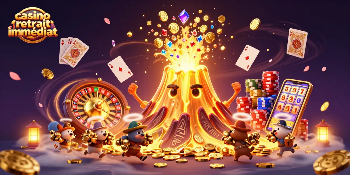 Plongez dans l'univers du casino retrait immédiat avec des gains transformés en trésors scintillants.