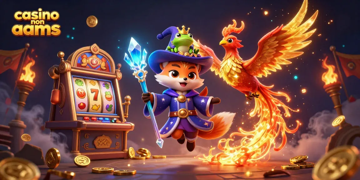 Partecipa a un emozionante gameplay nei casinò non AAMS con un volpe magica, un fenice e avventure con le slot machine.