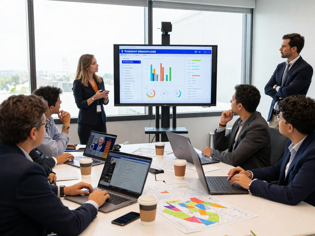 Effective IP targeting political ads strategy session in a modern office.