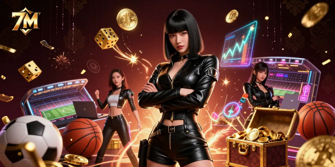 Experience thrilling sports betting action at 7M with interactive elements and vibrant visuals.