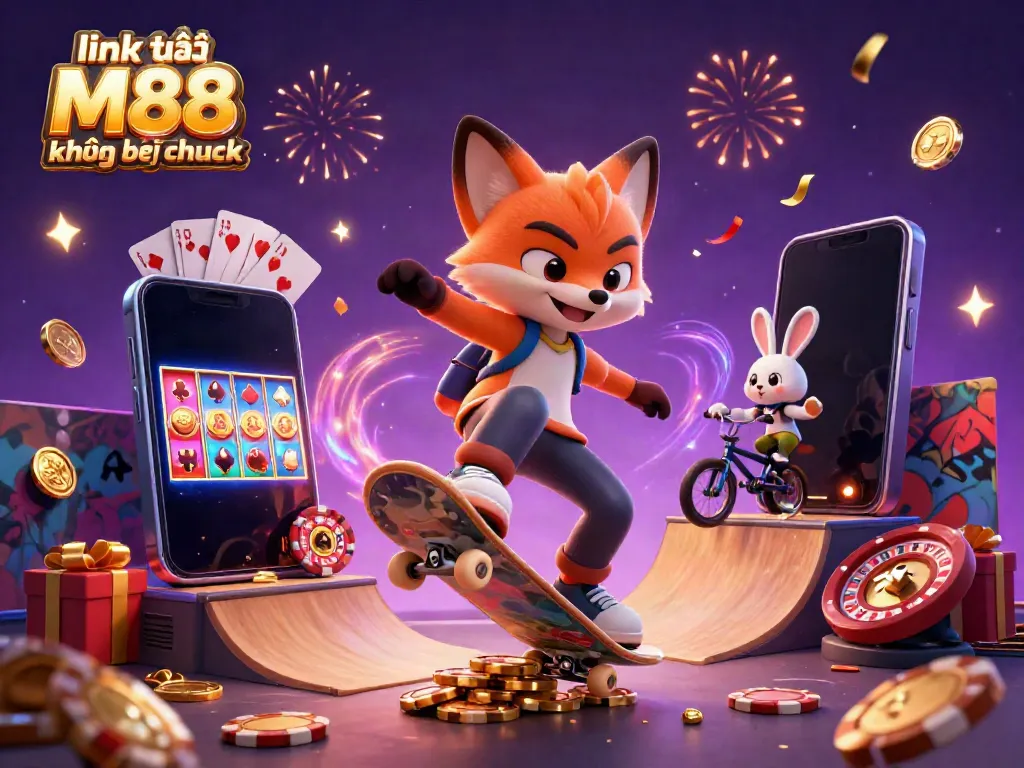 Link vào M88 không bị chặn - Hình ảnh hoạt hình 3D về cá cược sôi động và giải trí