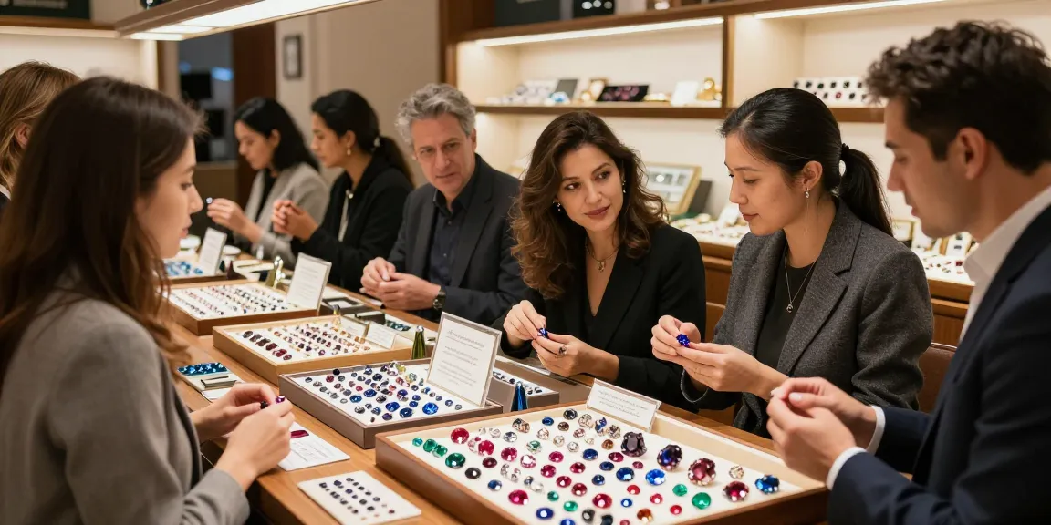 Discover quality gemstones at https://www.mygemspot.com in a vibrant marketplace atmosphere.