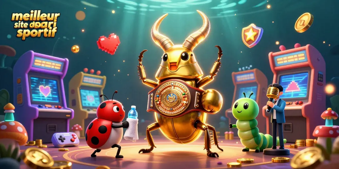 Découvrez le meilleur site de pari sportif avec cette illustration dynamique de personnages ludiques dans un univers coloré.