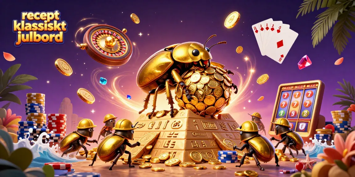Engage with this captivating 3D scene featuring recept klassiskt julbord elements, showcasing a dynamic casino illustration.