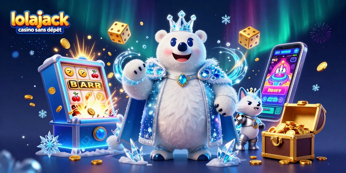 Win big at lolajack casino sans dépôt, featuring exciting game elements and vibrant visuals.