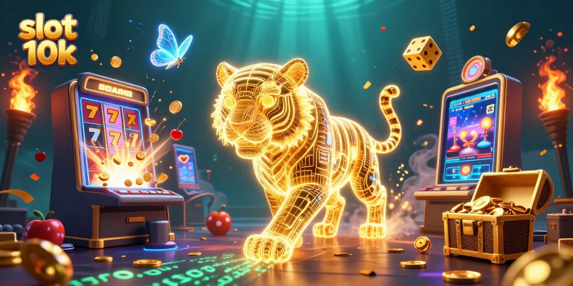 Experience the excitement of slot 10k with a vibrant jackpot explosion in a digital casino.