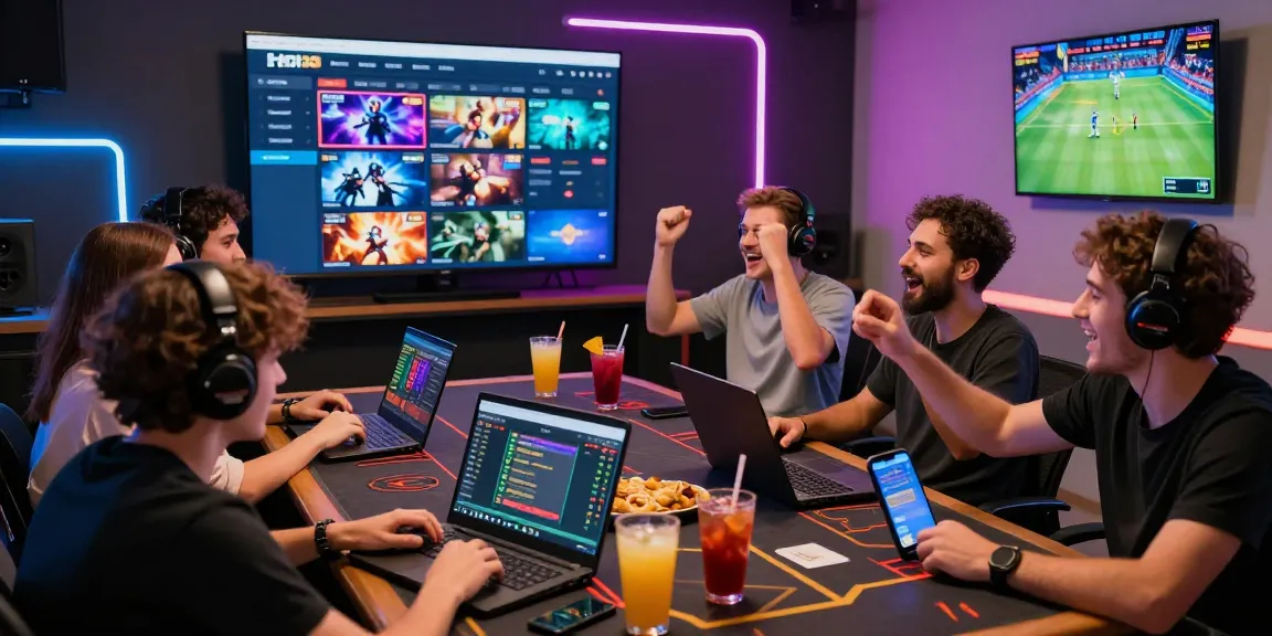 Engaging online gambling session with friends discussing gameplay on hero138 link platform.
