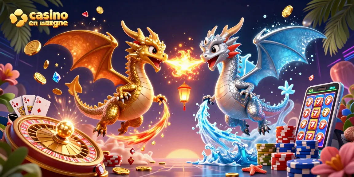 Jouer dans un casino en ligne sans wager avec des dragons et des éléments de jeu captivants.