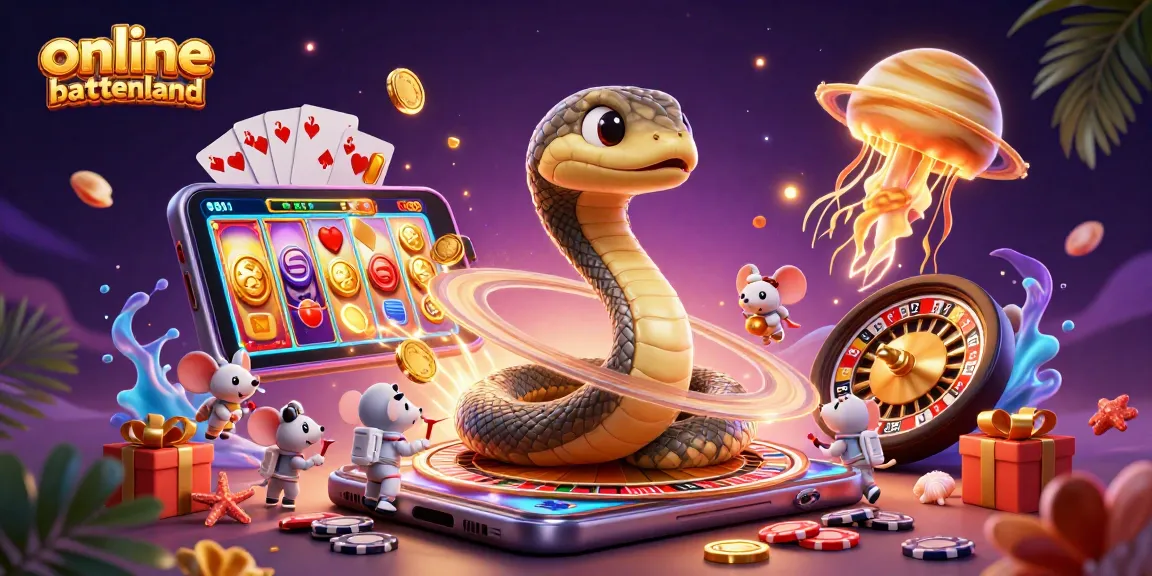 Experience the thrill of betting at an online casino buitenland with vibrant 3D illustration of cosmic gaming.