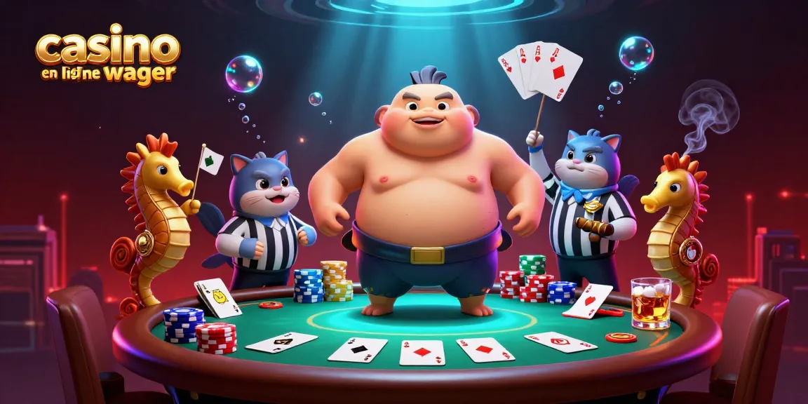 Découvrez l'univers du casino en ligne sans wager avec un fugu sumo dans un environnement aquatique captivant.